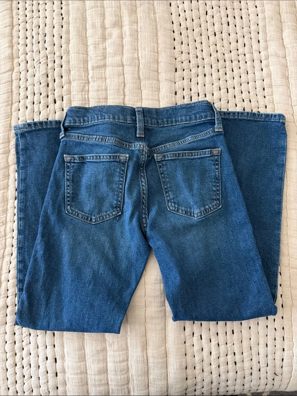 Old Navy Kids 8 Blue Straight-Leg Jeans